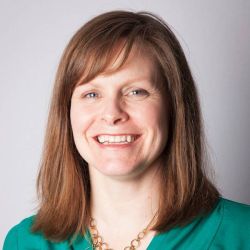 Head shot of Julie Shaw, communications director