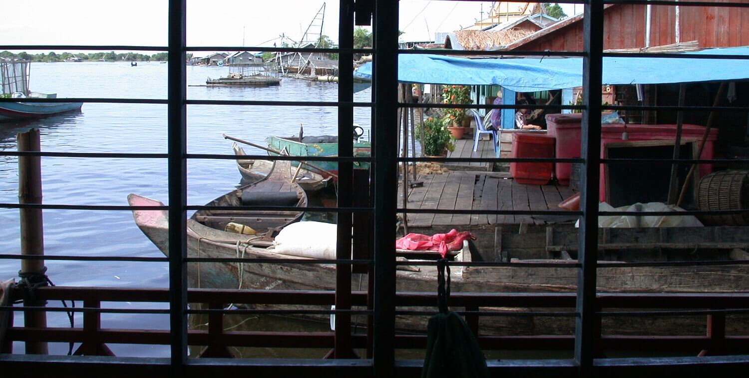 Boats and platform.