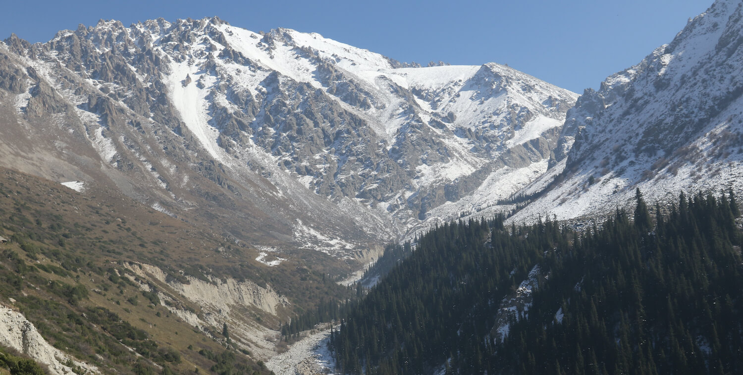 snowy mountain landscape
