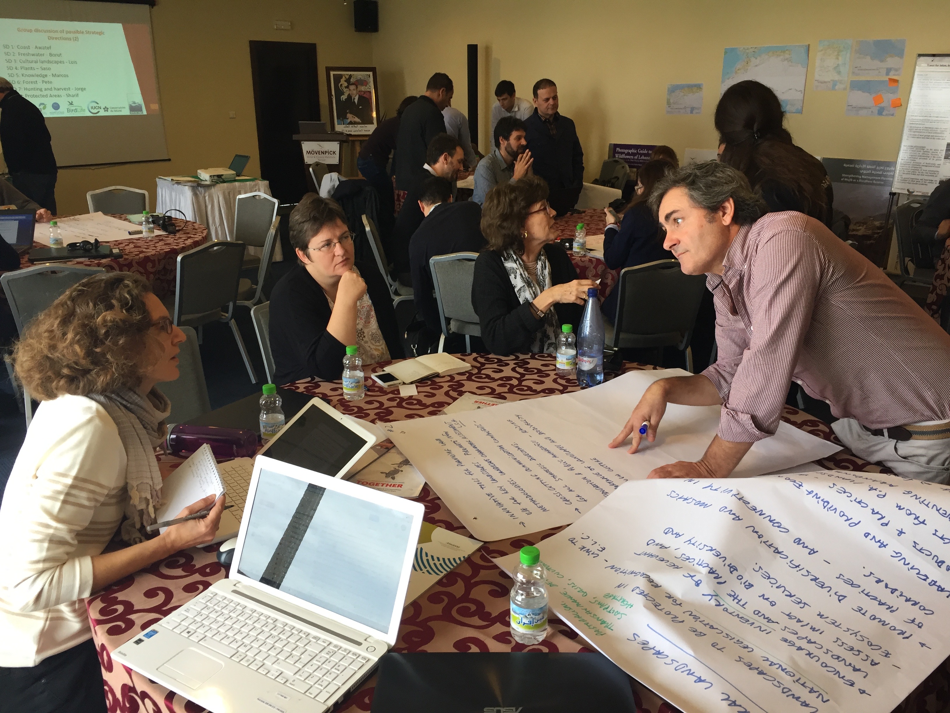 CEPF partners during strategy meeting in Tangiers, Morocco, 2016
