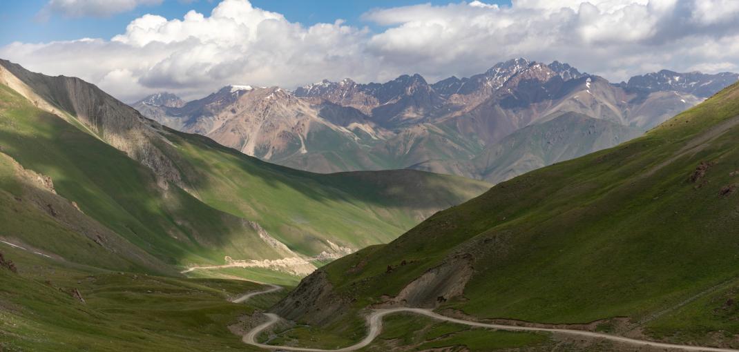 foto de las montañas Tian Shan, Kirguistán