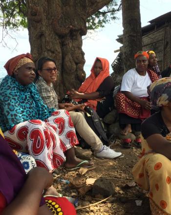 Women's group meeting in Anjouan, Comoros