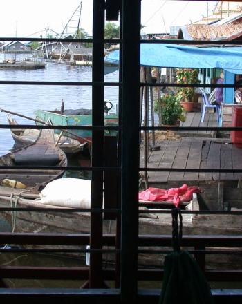 Boats and platform.