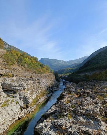 El cañón del río Cijevna, Montenegro.